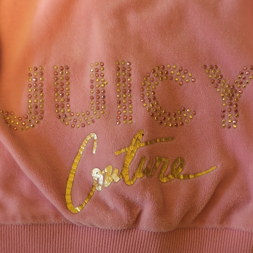 Juicy Couture Velor Zip Up Hoodie - Picture 5 of 7